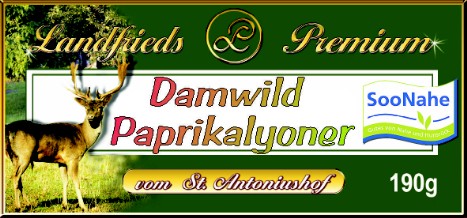 Damwild-Paprikalyoner